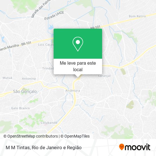 M M Tintas mapa