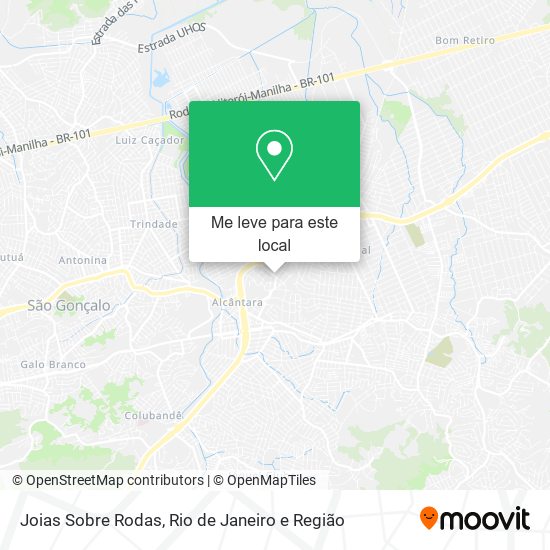 Joias Sobre Rodas mapa