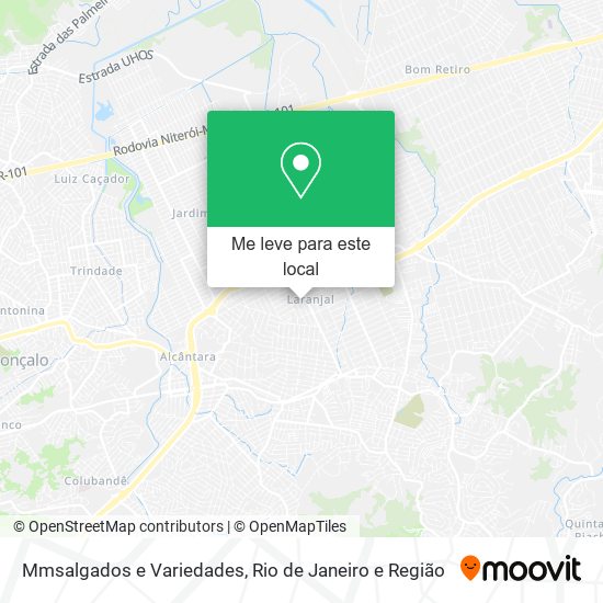 Mmsalgados e Variedades mapa