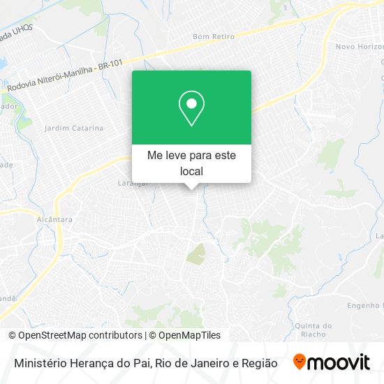 Ministério Herança do Pai mapa