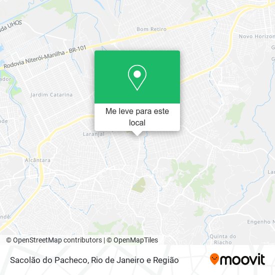 Sacolão do Pacheco mapa