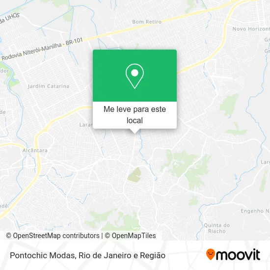 Pontochic Modas mapa