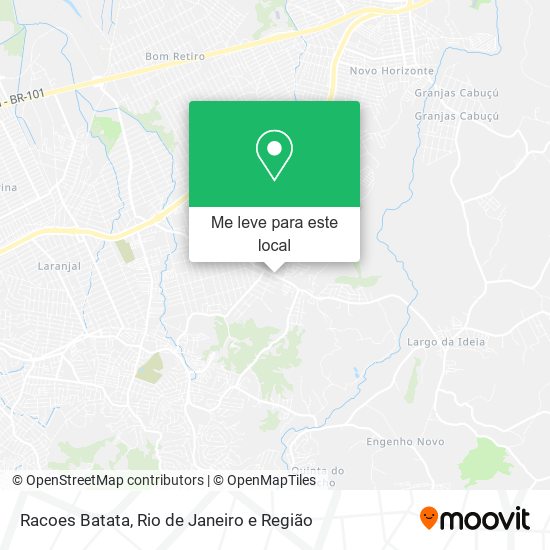 Racoes Batata mapa