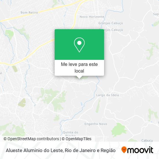 Alueste Aluminio do Leste mapa
