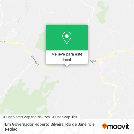 Em Governador Roberto Silveira mapa