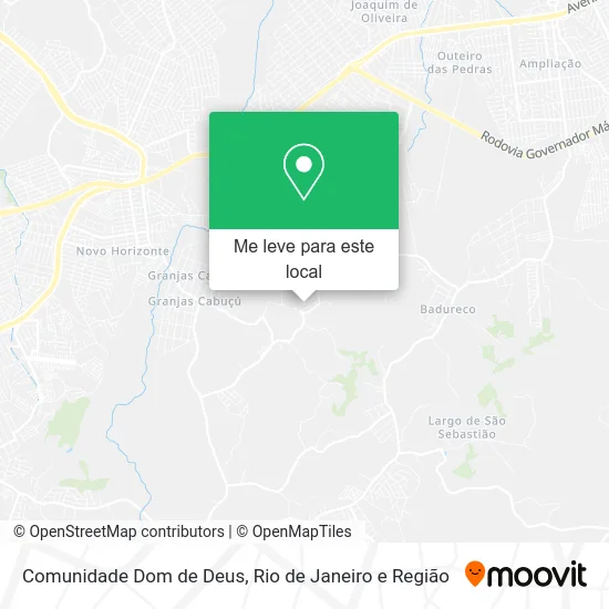 Comunidade Dom de Deus mapa