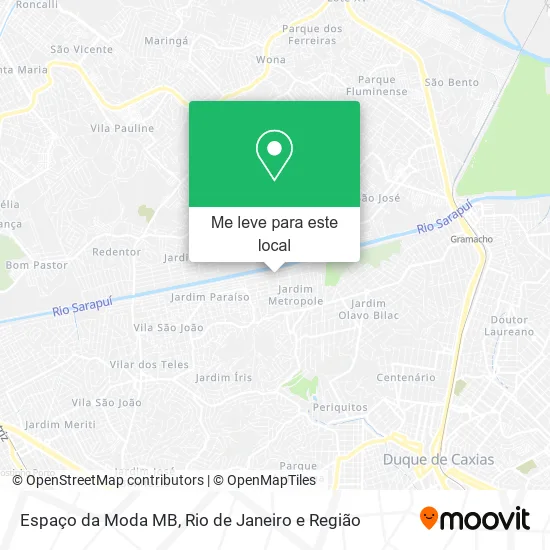 Espaço da Moda MB mapa