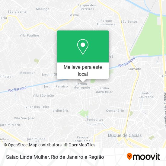 Salao Linda Mulher mapa