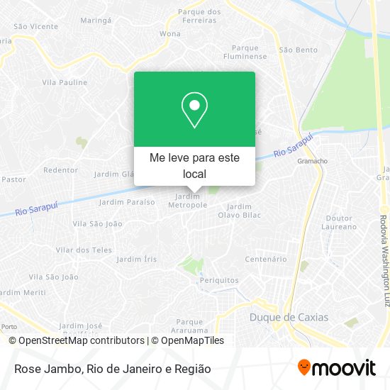 Rose Jambo mapa