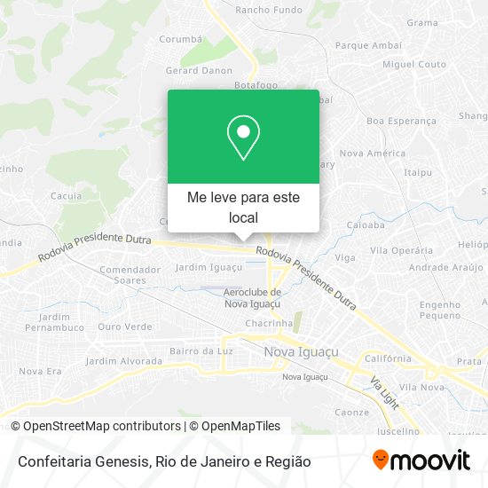 Confeitaria Genesis mapa