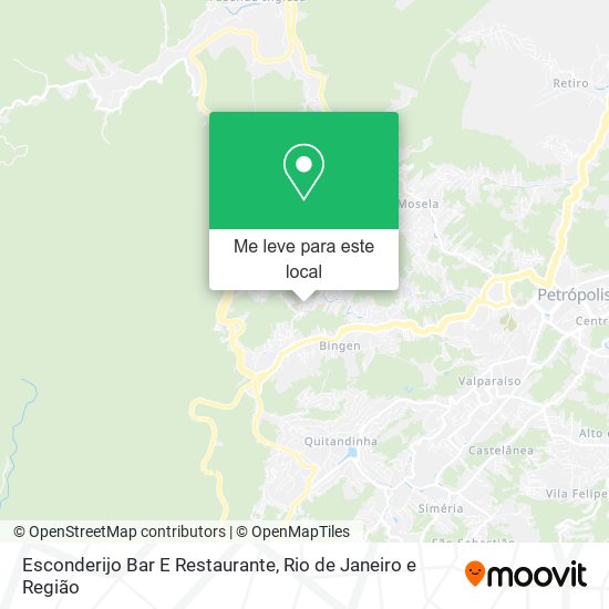 Esconderijo Bar E Restaurante mapa