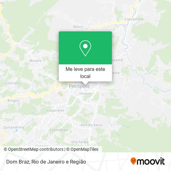 Dom Braz mapa
