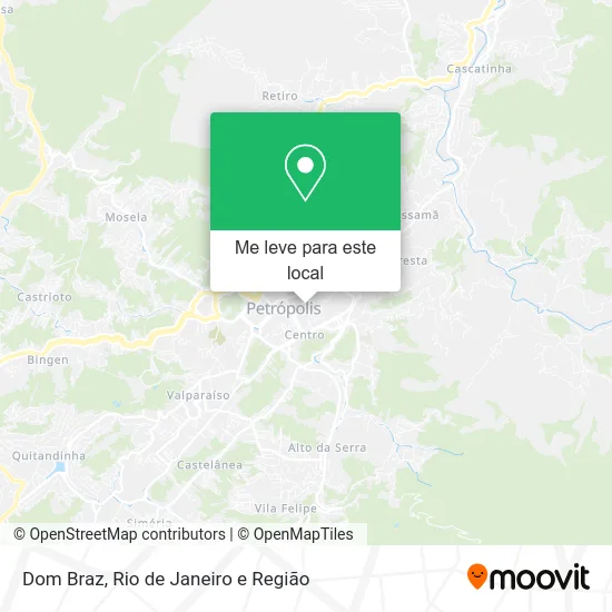 Dom Braz mapa