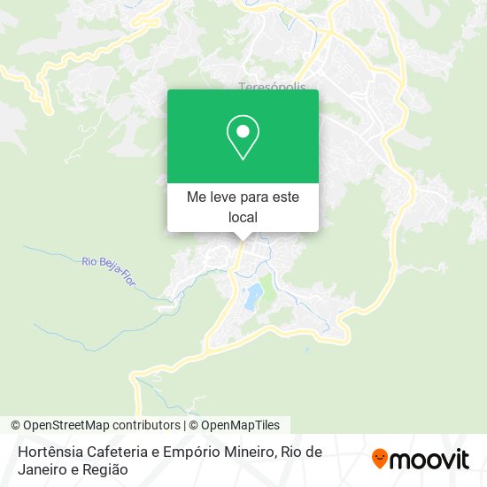 Hortênsia Cafeteria e Empório Mineiro mapa