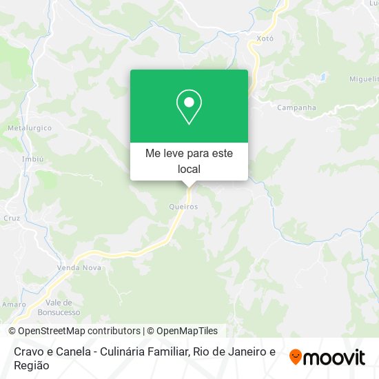 Cravo e Canela - Culinária Familiar mapa