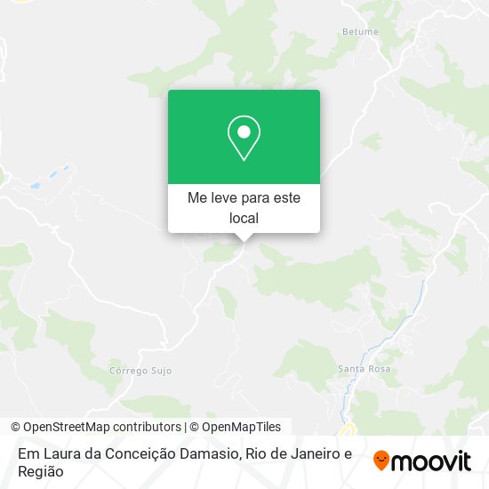 Em Laura da Conceição Damasio mapa