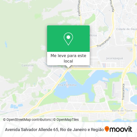 Avenida Salvador Allende 65 mapa