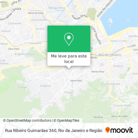 Rua Ribeiro Guimarães 360 mapa