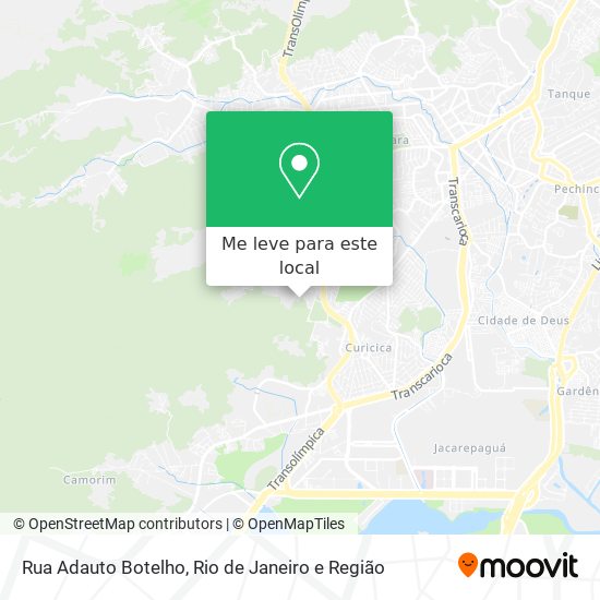 Rua Adauto Botelho mapa