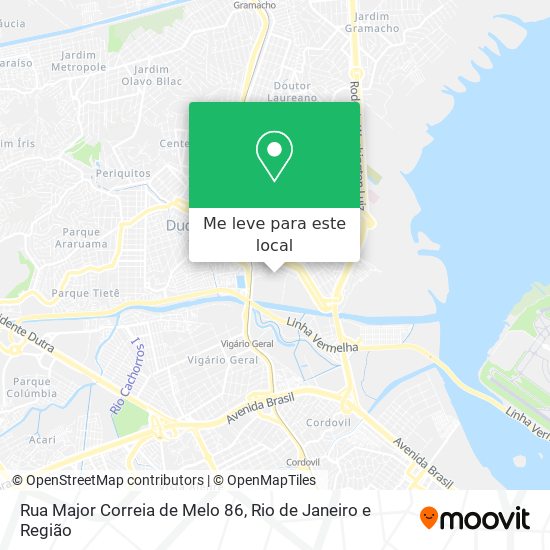 Rua Major Correia de Melo 86 mapa