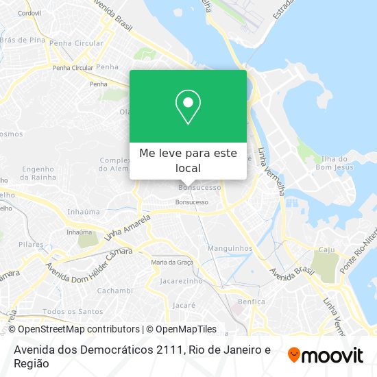 Avenida dos Democráticos 2111 mapa