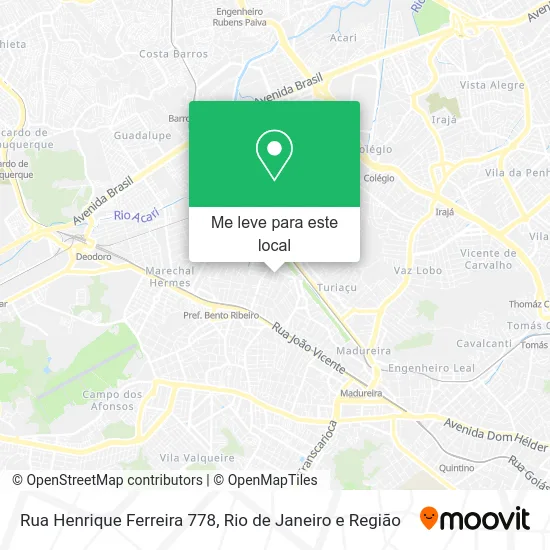 Rua Henrique Ferreira 778 mapa