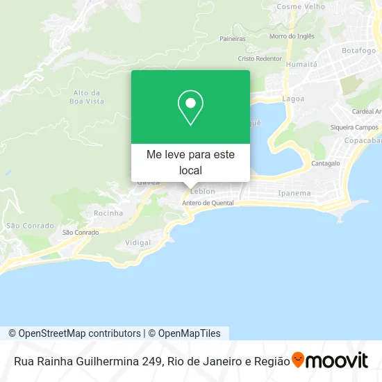 Rua Rainha Guilhermina 249 mapa