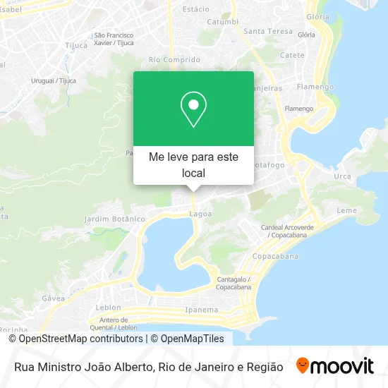 Rua Ministro João Alberto mapa