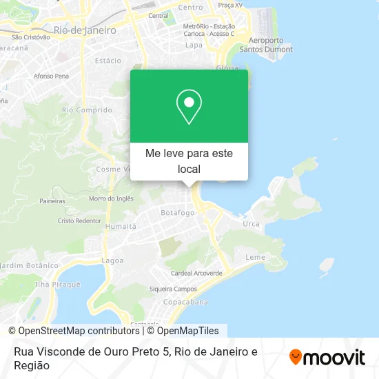 Rua Visconde de Ouro Preto 5 mapa
