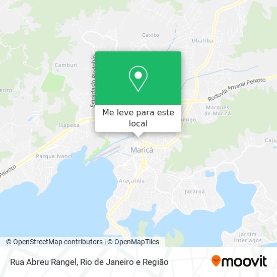Rua Abreu Rangel mapa