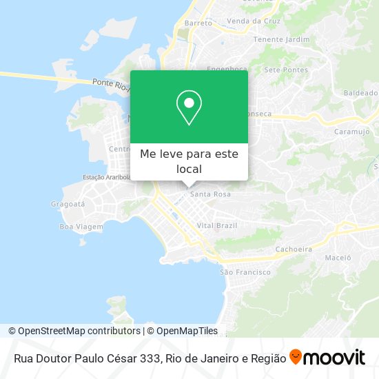Rua Doutor Paulo César 333 mapa