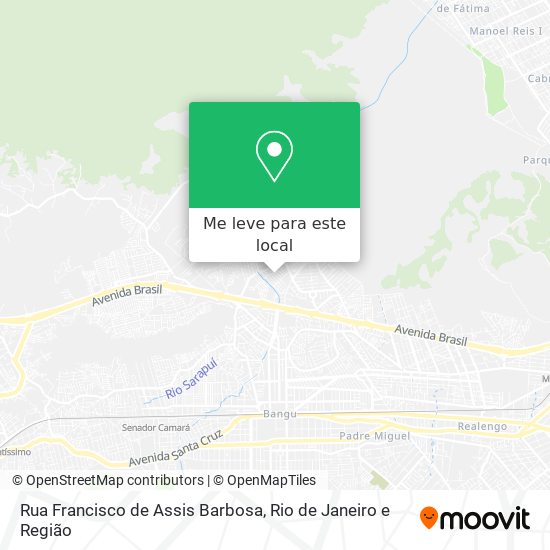 Rua Francisco de Assis Barbosa mapa