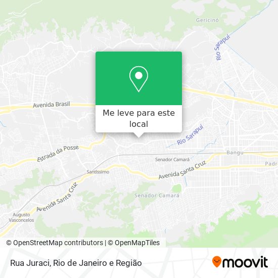 Rua Juraci mapa