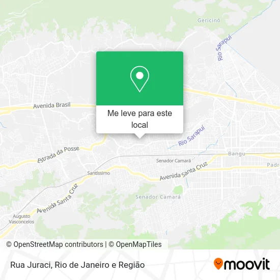 Rua Juraci mapa