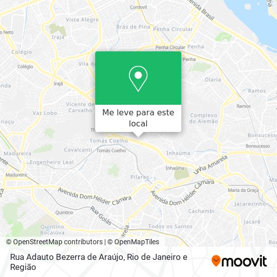 Rua Adauto Bezerra de Araújo mapa