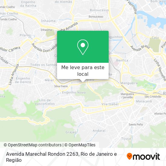 Avenida Marechal Rondon 2263 mapa