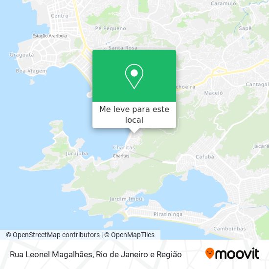 Rua Leonel Magalhães mapa