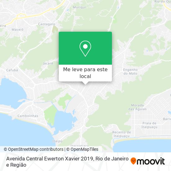 Avenida Central Ewerton Xavier 2019 mapa