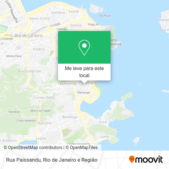 Rua Paissandu mapa