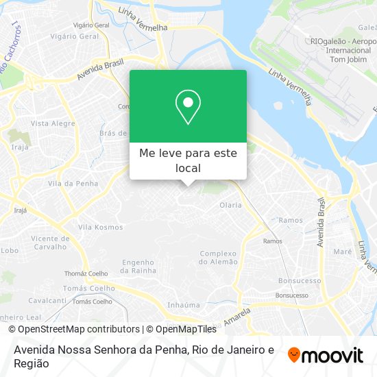 Avenida Nossa Senhora da Penha mapa