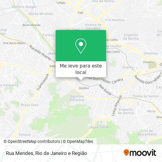 Rua Mendes mapa