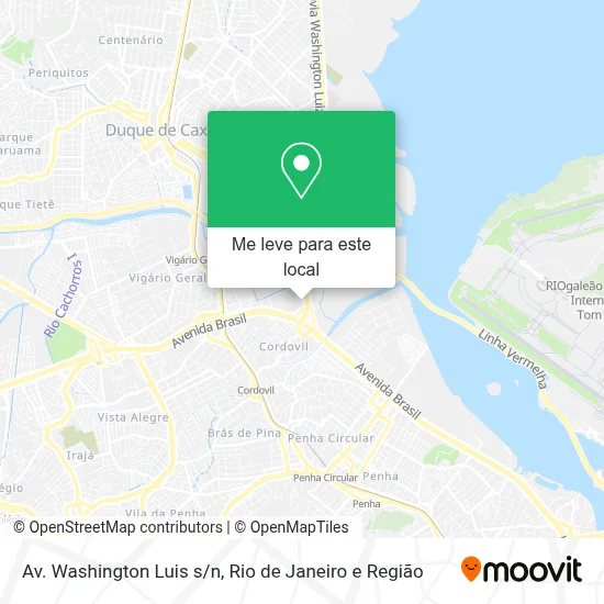 Av. Washington Luis s/n mapa