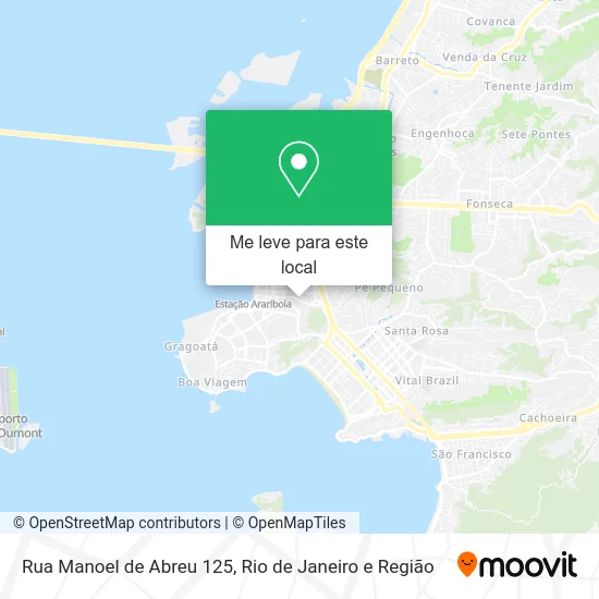 Rua Manoel de Abreu 125 mapa