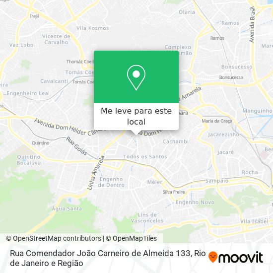 Rua Comendador João Carneiro de Almeida 133 mapa