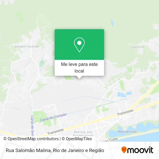 Rua Salomão Malina mapa