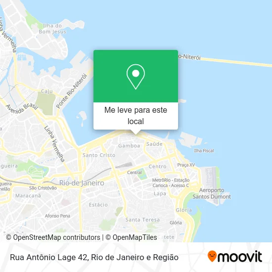 Rua Antônio Lage 42 mapa