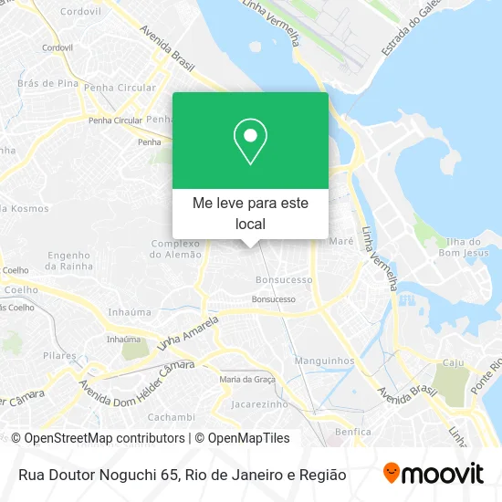 Rua Doutor Noguchi 65 mapa