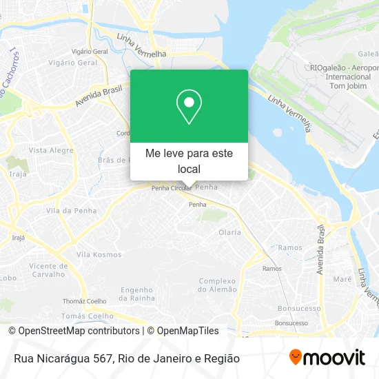 Rua Nicarágua 567 mapa