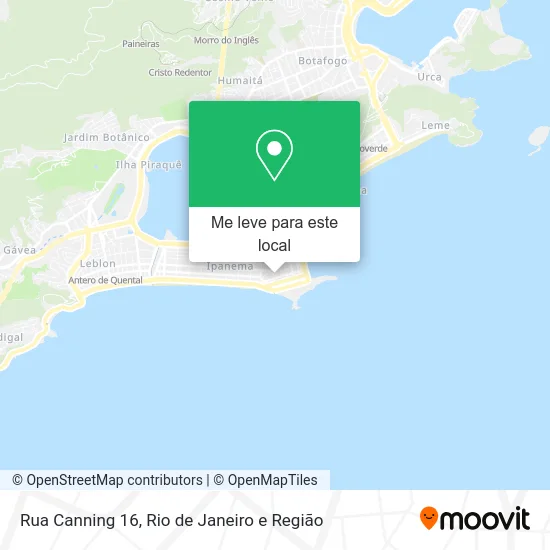 Rua Canning 16 mapa