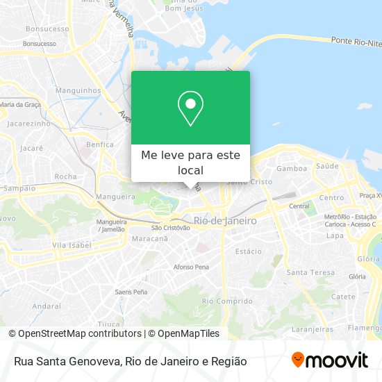 Rua Santa Genoveva mapa